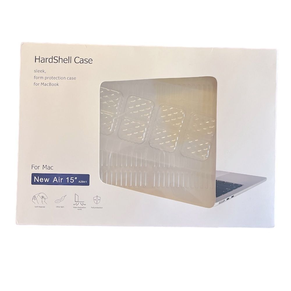 Mac New Air 15” Clear Hardshell Case